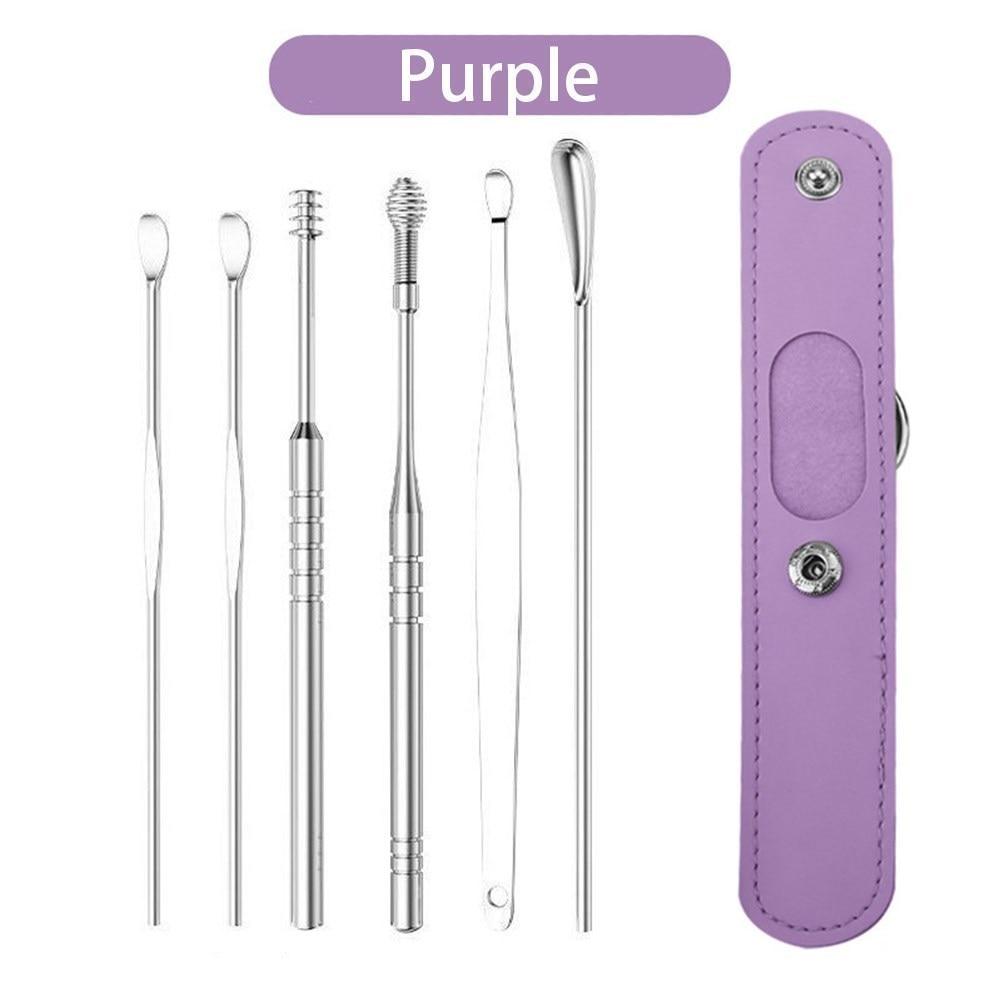 Stainless Steel Ear Wax Remover Ear Cleaner Set Ear Pick Ear Wax Removal Tool
