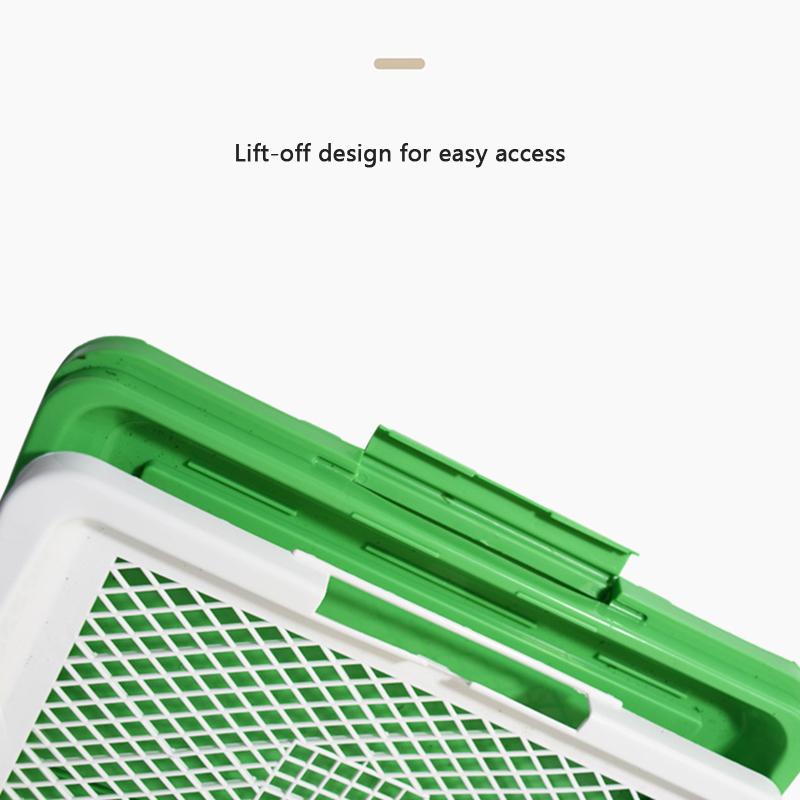 Pet Dog Toilet Artificial Grass Dog Potty Splashproof Washable Reusable Pee Pads Dog Training Toilet Puppy Pad Tray Pet Supplies