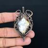 Biwa Pearl 999 Copper Wire Wrapped Pendant, Handmade Gemstone Pendant Jewelry, Gifts For Wife Brand New Pendant