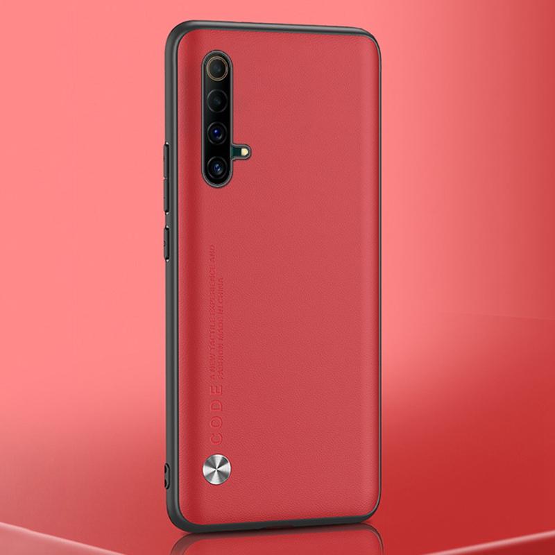 Роскошный чехол из искусственной кожи для Realme X3 SuperZoom, матовый чехол, силиконовый противоударный защитный чехол для телефона Realme X50 Pro 5G Coque