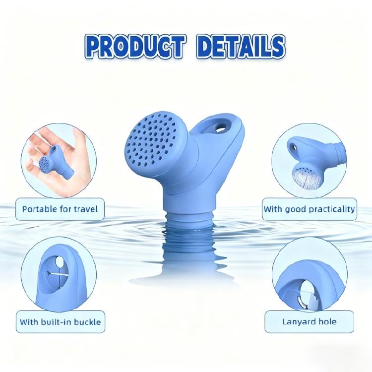 Насадка-распылитель для бутылки Снижает расход воды Эффективная Очистка лица и рук Долговечность Силикон Для любого места