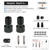Presta Valve Adaptor for Schrader Pump F/V Valve Core Fitting Tool 2 In 1 Bicycle Nozzle Convertor Aluminum Anodized