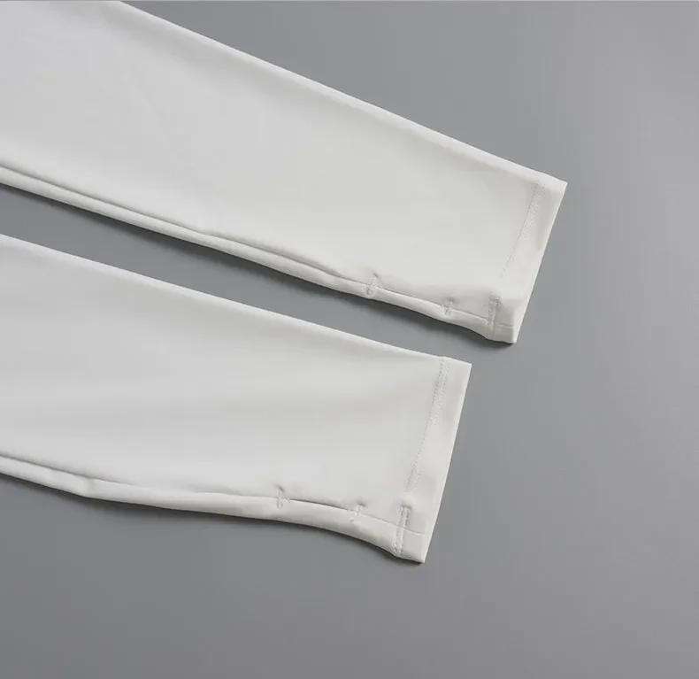 Футболка облегающего кроя с длинным рукавом, быстросохнущая, дышащая, для бега и йоги