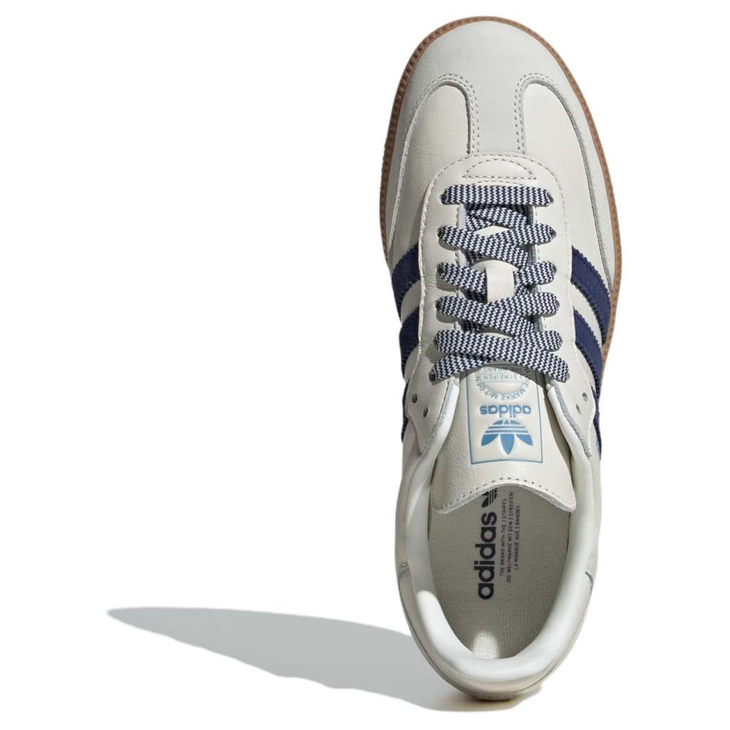 adidas Samba OG Off White темно-синие женские кроссовки кремовые прозрачно-небесные JI3907