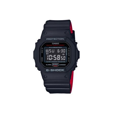 Casio Мужские часы G-SQUAD Series Черные часы DW-5600HR-1 DW-5600HR-1