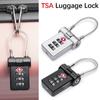 TSA007 Таможенный замок для ручной клади, багажа, чемодана, рюкзака, кодовый замок, навесной замок со стальным тросом