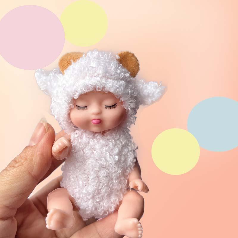 3,5-дюймовая кукла Реборн Спящая красавица, кукла-игрушка для детей в тематике принцессы, подарочный набор