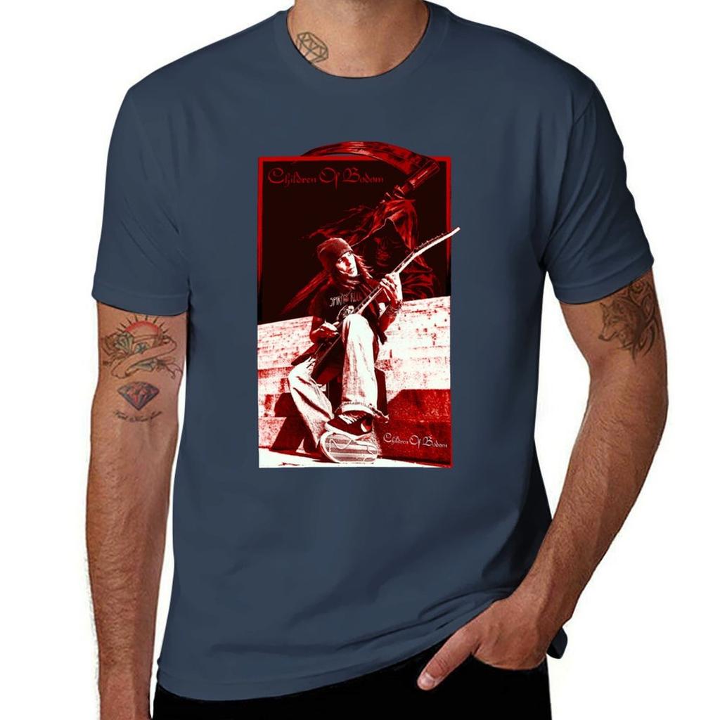 Alexi Laiho T-Shirt Classic Crew Neck Cotton T-Shirt