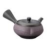 J-kitchens Ceramic Teapot for One, Made In Japan, Natural and Easy To Use, Simple Design, 230cc (Deep Steaming/Strip Strainer)