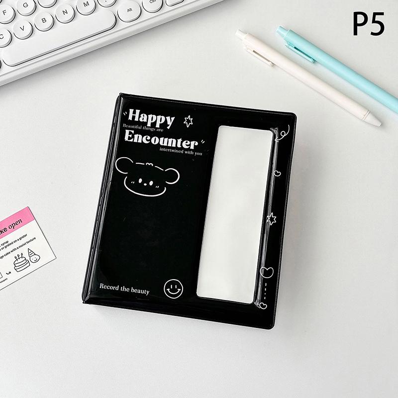 Мультяшный фотоальбом для фотобудки с идолами, 40 страниц для 40 фотополосок 5x15 см, Закладка 20 шт., Держатель для фото 10x15 см (4R)