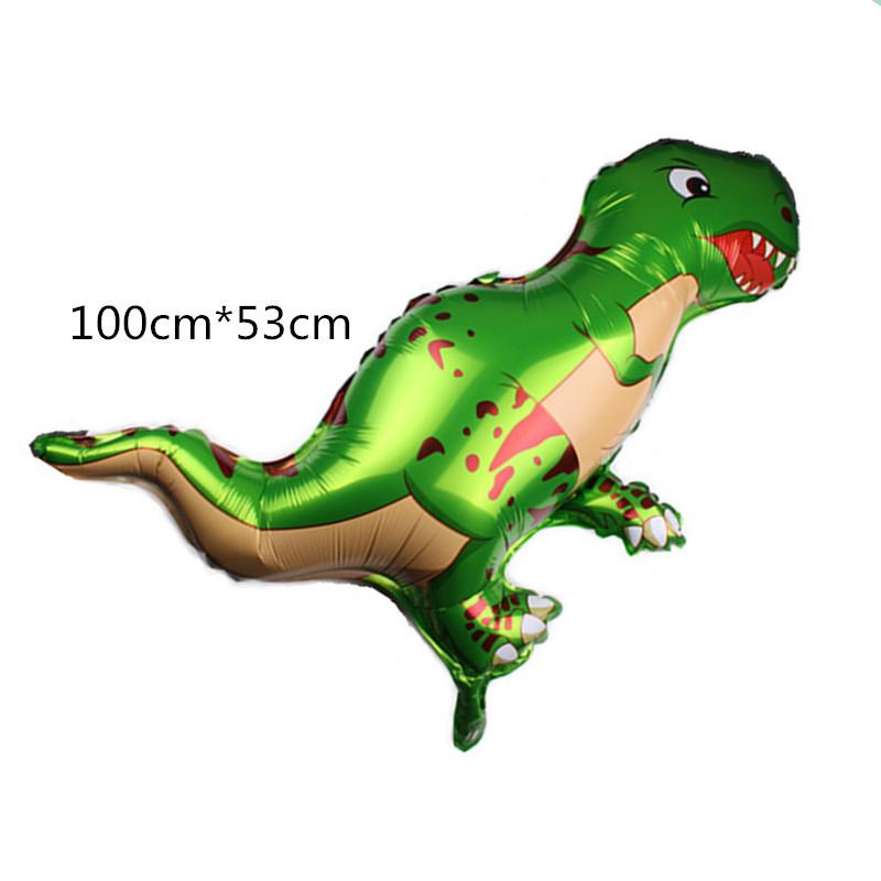 5pcs Dinosaur Aluminum Film Balloon, Triceratops Tyrannosaurus Rex Dinosaur Theme Party Decorative Balloon