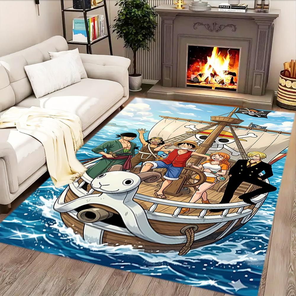 One Piece Adventure for Living Room rug, Bedroom, Study Room, Hallway Decoration, Perfect for Home Decoration or Holiday Gifts