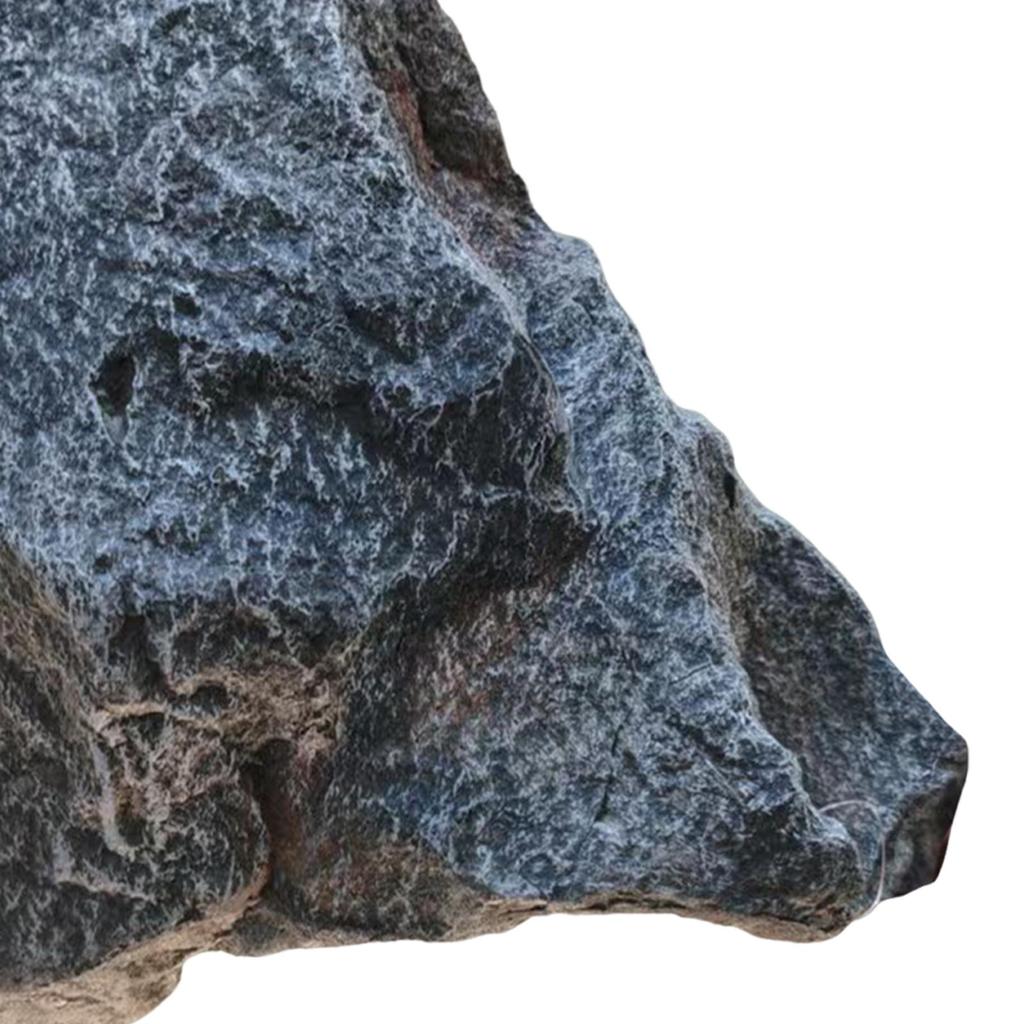 Realistic Artificial Rock PU Foam Multipurpose Faux Stone Yard Ornament for Aquarium Slope Pathway Decor