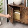 Bookcase for the living room with a wooden cabinet, large, industrial loft