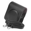 PU Leather Portable Single Shoulder Camera Case Protective Pouch Cover Bag for Fujifilm Instax mini70Black