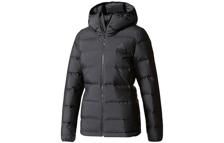 adidas Пуховик Helionic Зимний Женский Черный BQ1935