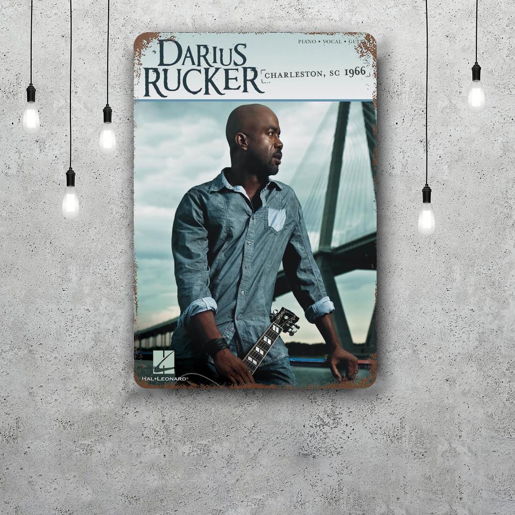 Darius Rucker Vintage Tin Sign Home Decor Wall Decor Art Wall Mural Room Decoration Decor Retro Metal Sign Plate Bar Posters