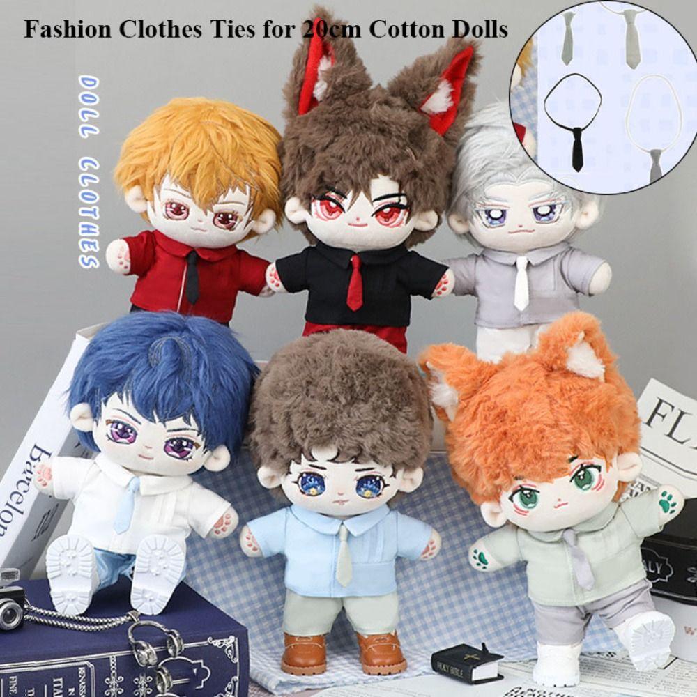6 Colors Fashion Clothes Ties Tie Accessories Doll Shirt Ties 20cm Cotton Dolls/1/12 Bjd Dolls