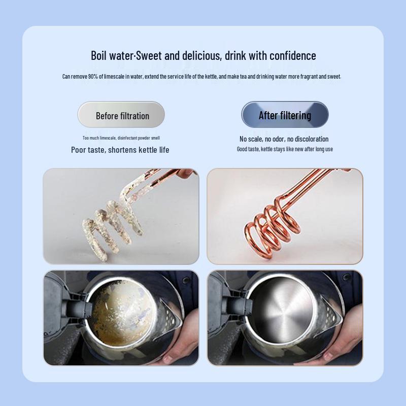Universal Ultrafiltration Anti-Scale Faucet Water Filter Cartridge - Washable Kitchen Tap Accessory