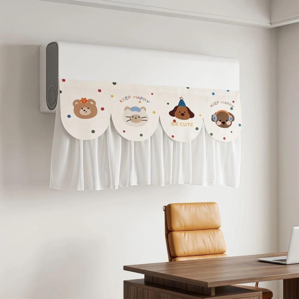 Adhesive Air Conditioning Wind Curtain Cartoon Air Conditioning Baffle Office Use