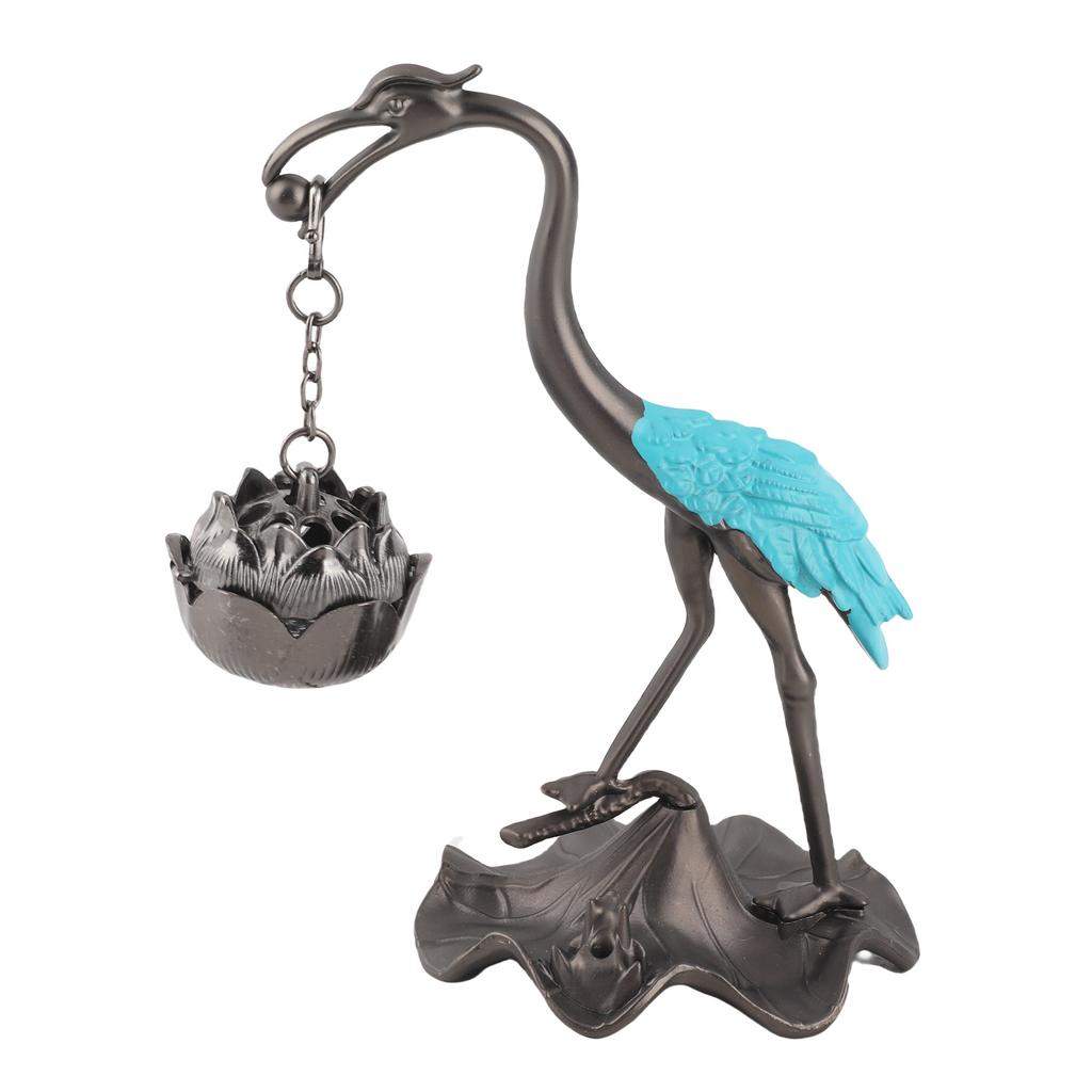 Подвесная курильница в виде журавля, инновационная, элегантная, декоративная, благоприятная, держатель для благовоний