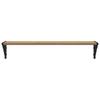 Wall Shelves 2 pcs Artisan Oak 80 x 15 x 15.5 cm Wood Based Material