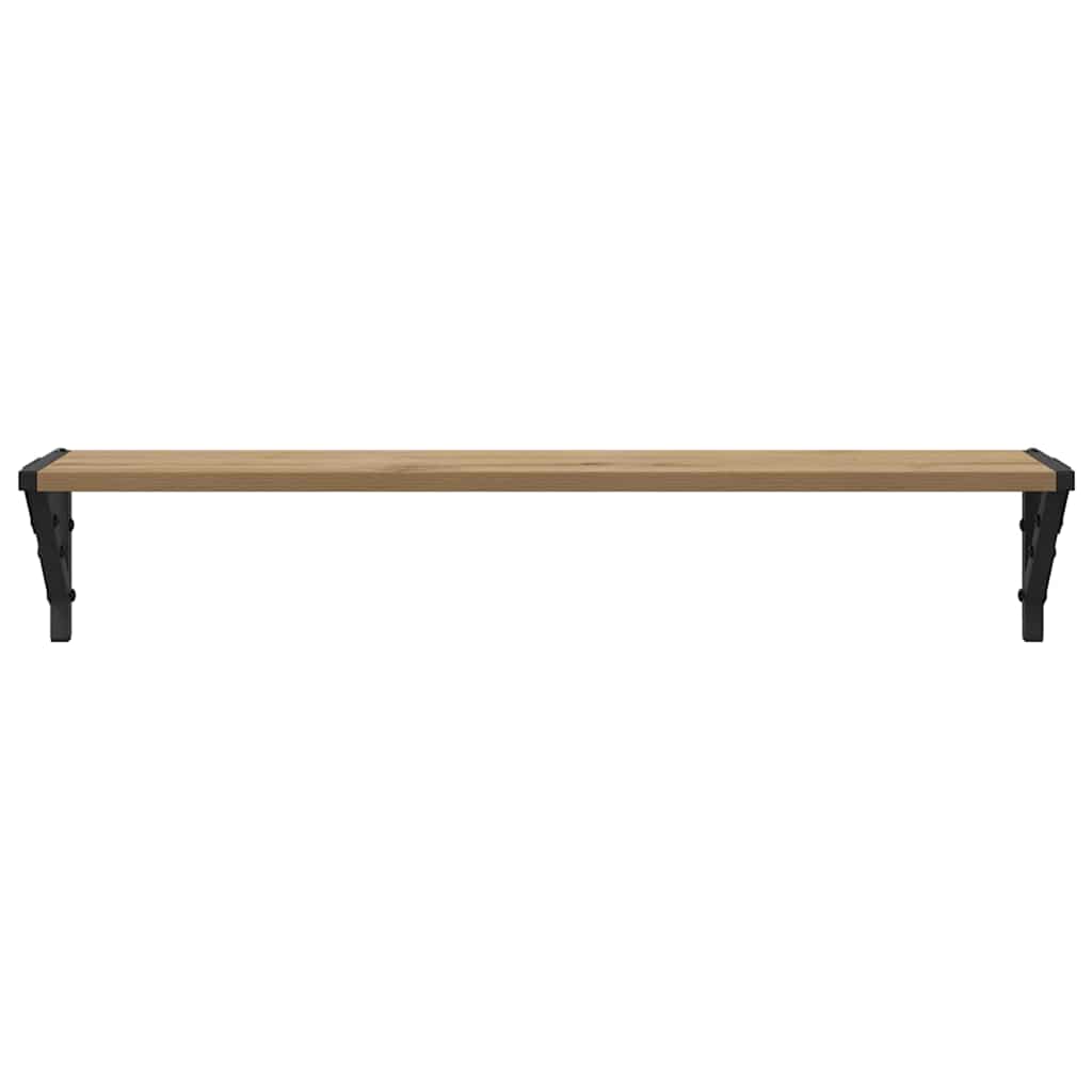 Wall Shelves 2 pcs Artisan Oak 80 x 15 x 15.5 cm Wood Based Material