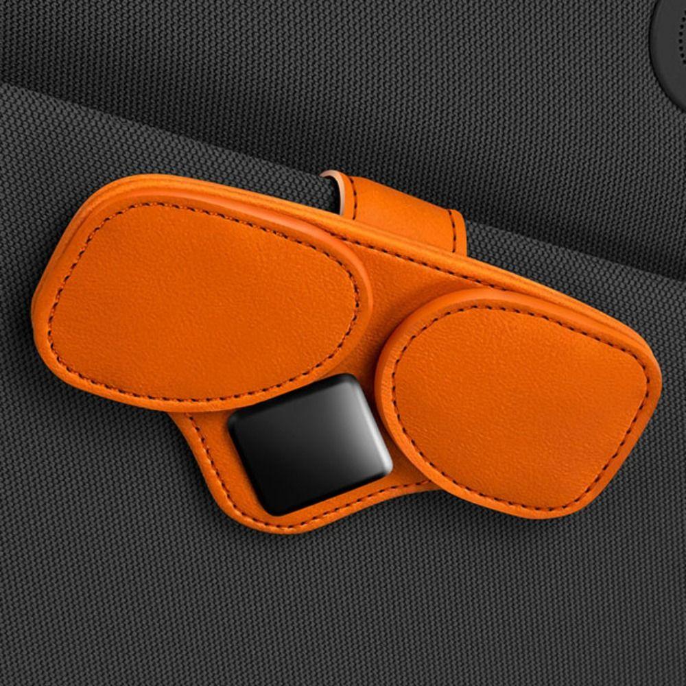 Double-Clip Car Glasses Clip Car Interior Sunglasses Holder Car Visor Sunglasses Organizer Ticket