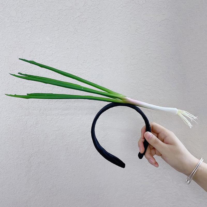 Забавный имитация фруктов, овощей, обруч для волос, повязка на голову в виде хлеба, моркови, банана, перца, головной убор на день рождения, косплей, Хэллоуин