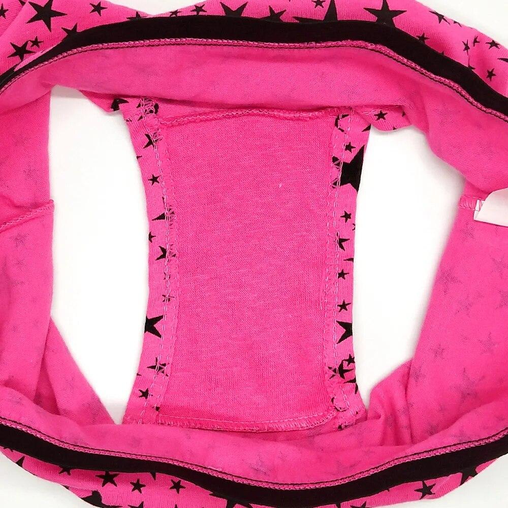 Женское нижнее белье, хлопковые трусики, боксеры с низкой посадкой, шорты для мальчиков со звездами и принтом для девочек, женские трусики для женщин, 6 шт./лот