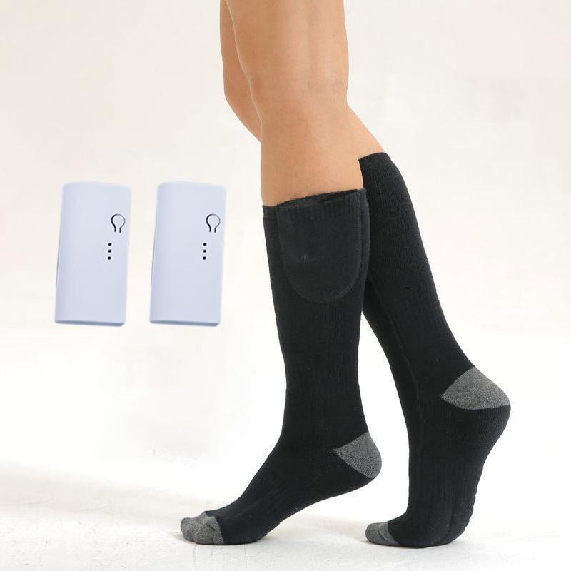 Heating Socks Battery Heating Winter Insulation Long Tube Electric Heating Socks Men and Women Can Walk with Warm Feet In Winter