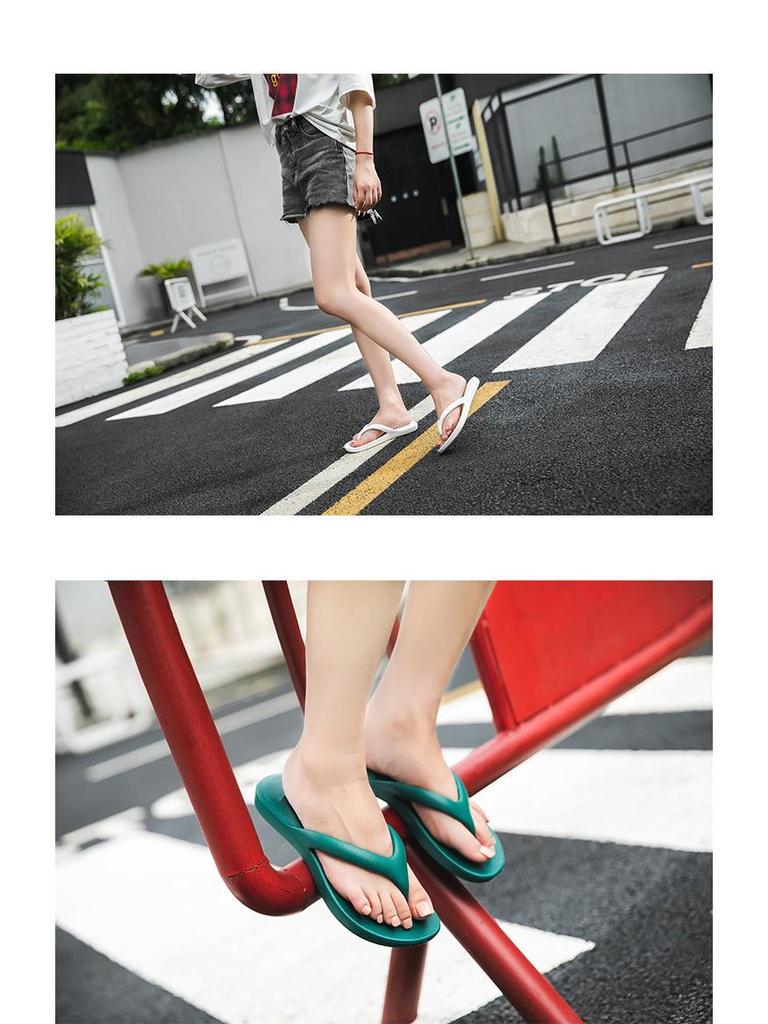 Женские нескользящие пляжные шлепанцы EVA, массажные, корейские парные домашние сандалии