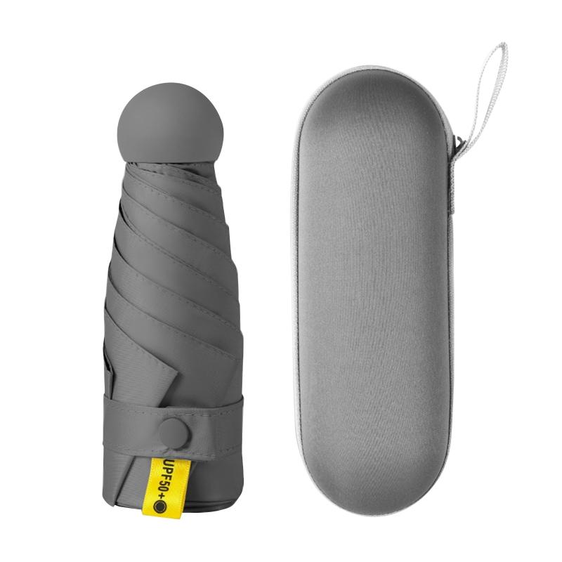 Маленький компактный зонт мини-размера от солнца и дождя легкий карманный зонт защита от солнца и ультрафиолета