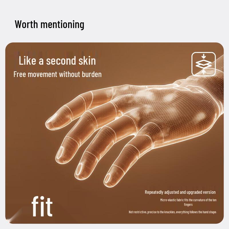 MISSION UV Men's Fleece Lined Winter Gloves