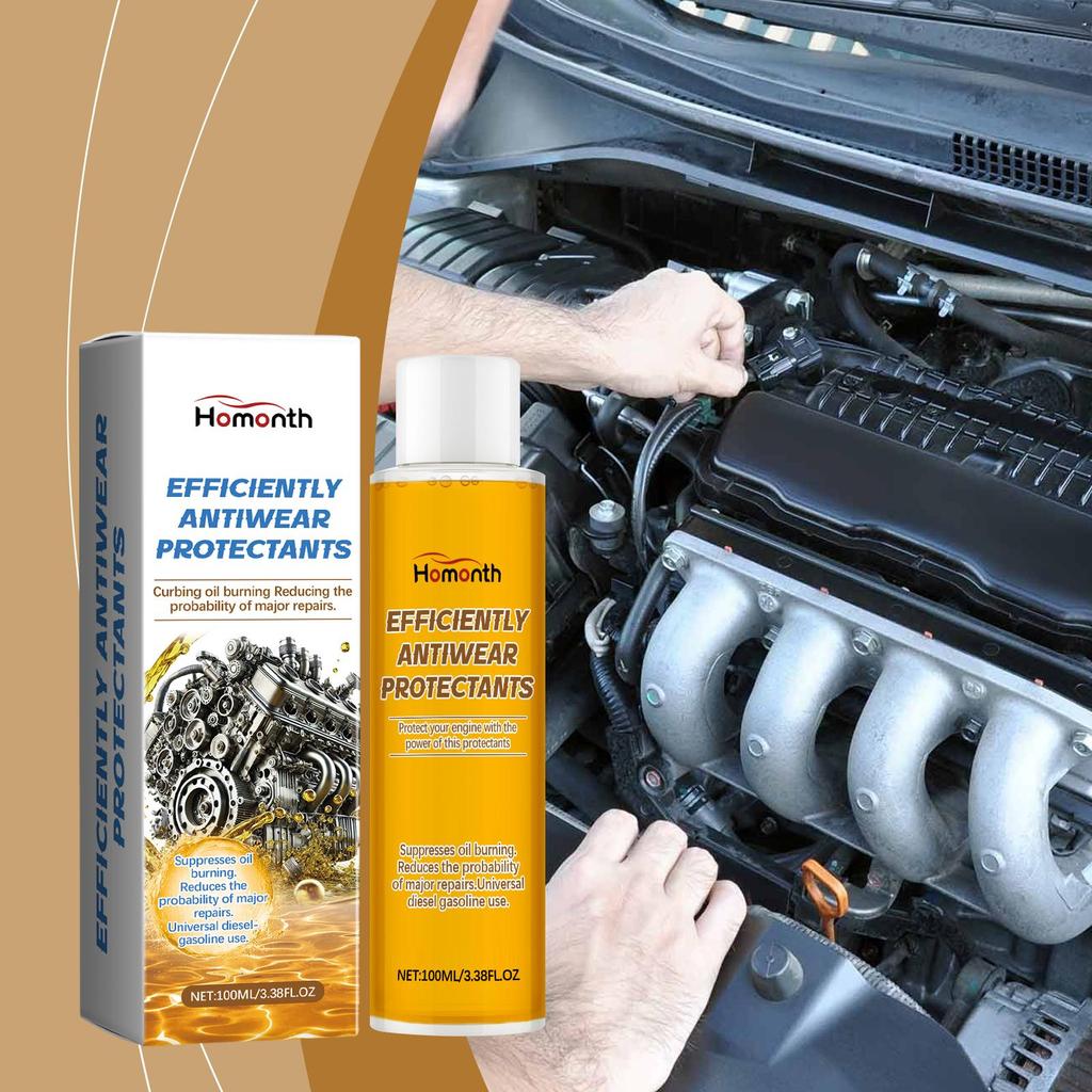 Homonth Engine Anti-Wear Protector Engine Break-in Protector Engine Maintenance Oil Additive