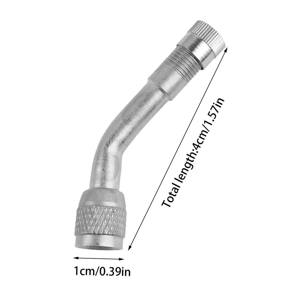 Адаптер клапана колеса автомобиля 45/90/135 градусов Авто Мотоцикл Адаптер для накачивания воздуха Удлинительная трубка клапана Для легковых автомобилей Грузовиков Велосипедов