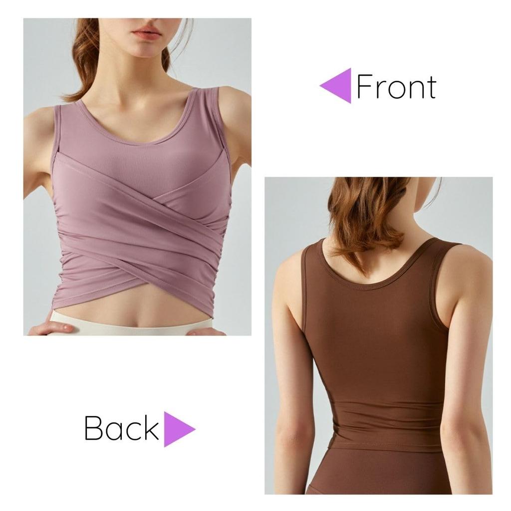 VeroMan Майка-топ для йоги с косточками, одежда для пилатеса, чашки, положить, топ, ppi-ttb032 (Розовый, Маленький)