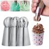 3PCS Piping Tips Cake Decorating Tool Stainless Steel Spherical Flower Cake Nozzles