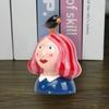 Сельские персонажи Смоляные поделки Скульптура Ручная работа Забавные куклы Украшение Гостиная Прикроватная тумбочка