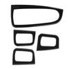 4Pcs Carbon Fiber Style Car Window Lift Switch Button Cover Trim for Mercedes Benz C Class W205