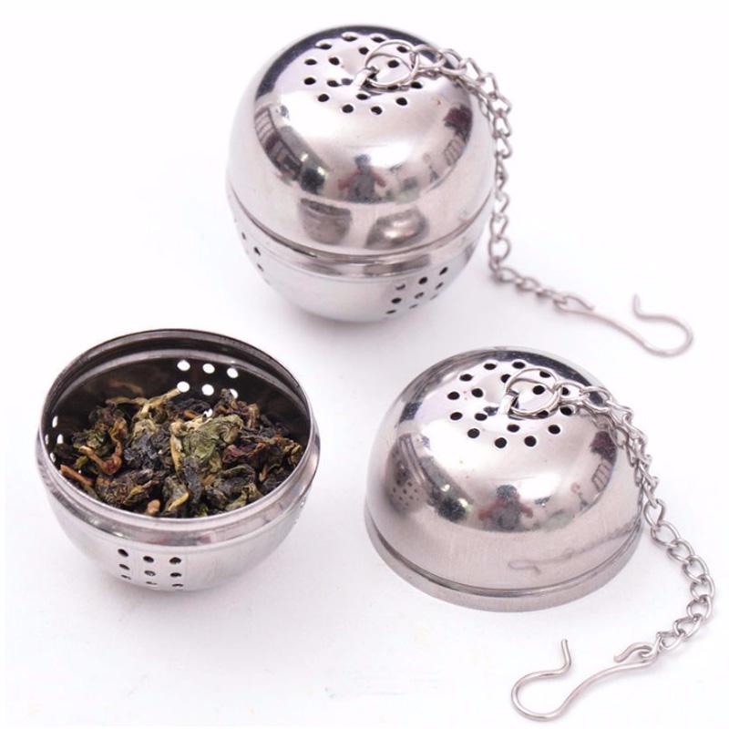 Stainless Steel Ball Tea Net Filter Net/hook Loose Tea Fragrance Home Kitchen Supplies