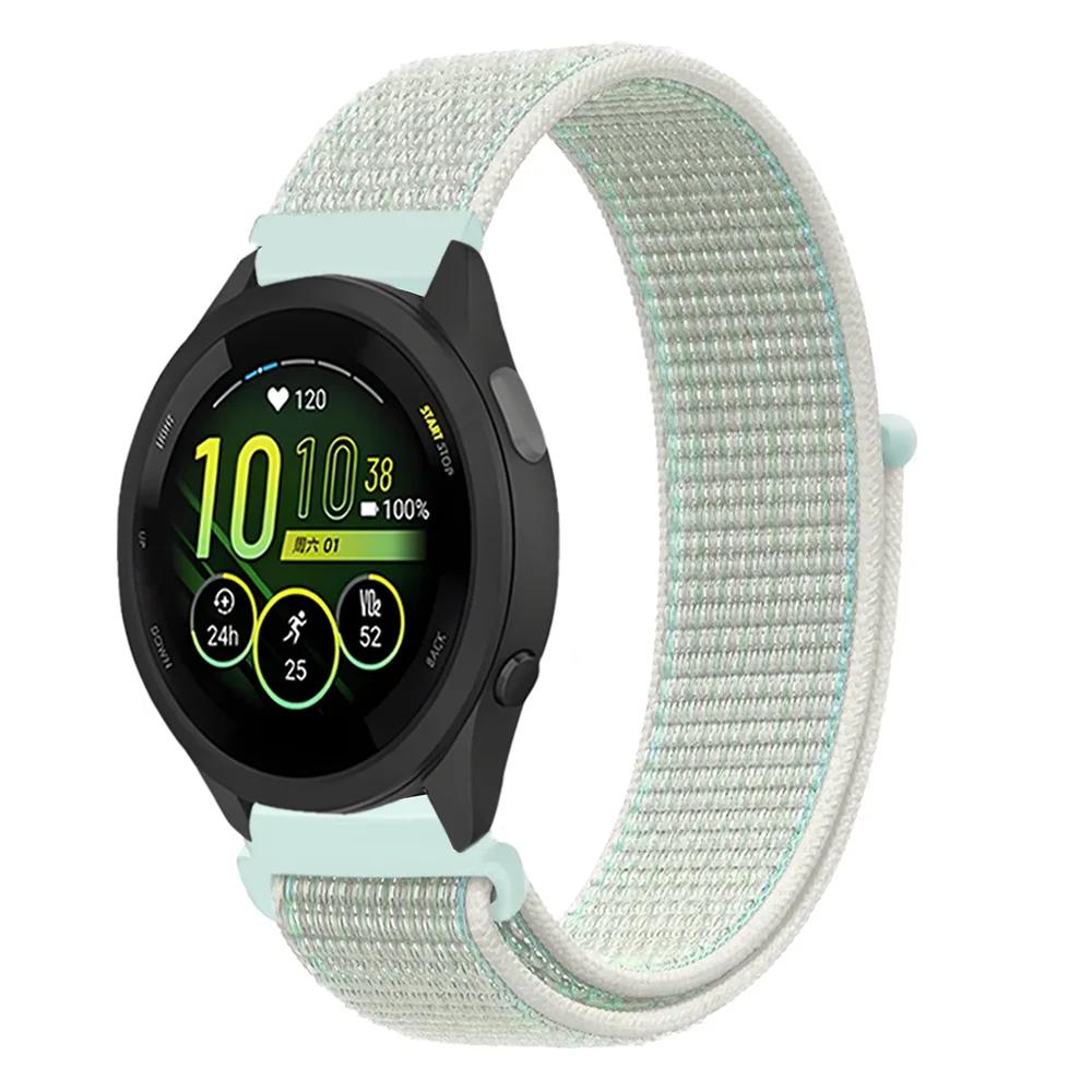 Плетеный нейлоновый ремешок-петля 20 мм 22 мм для Garmin Forerunner 165 55 965 265 255 955 Venu 3 Браслет Garmin Active/Vivoactive 5