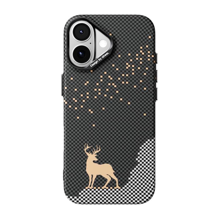 Lightweight Zero‑Feel Lyocell‑Fiber Water‑Adhesive Magnetic Phone Case, Frosted Twill‑Texture Slim Protective Cover For iPhone 16