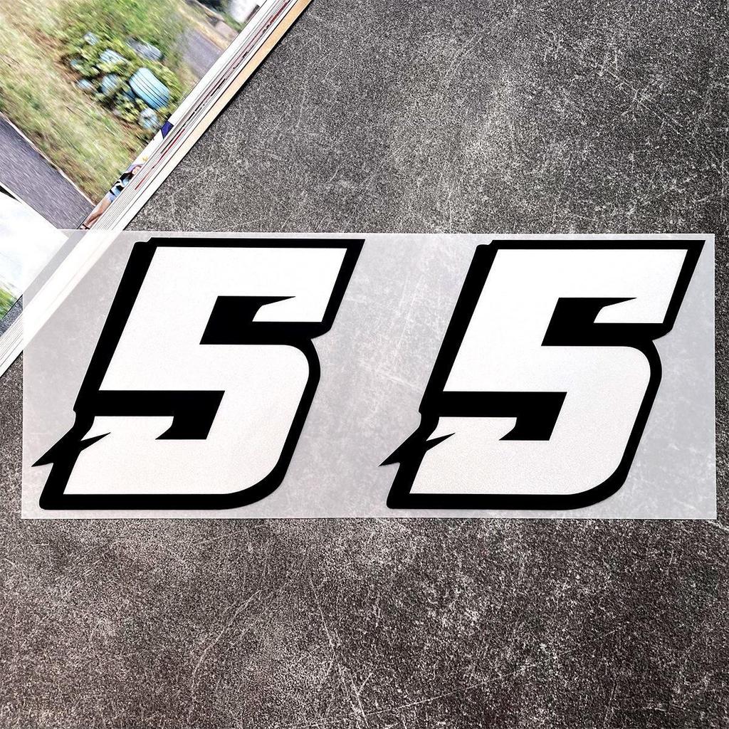 Белые светоотражающие наклейки JDM для автомобиля, водонепроницаемые декоративные чехлы для мотоциклов