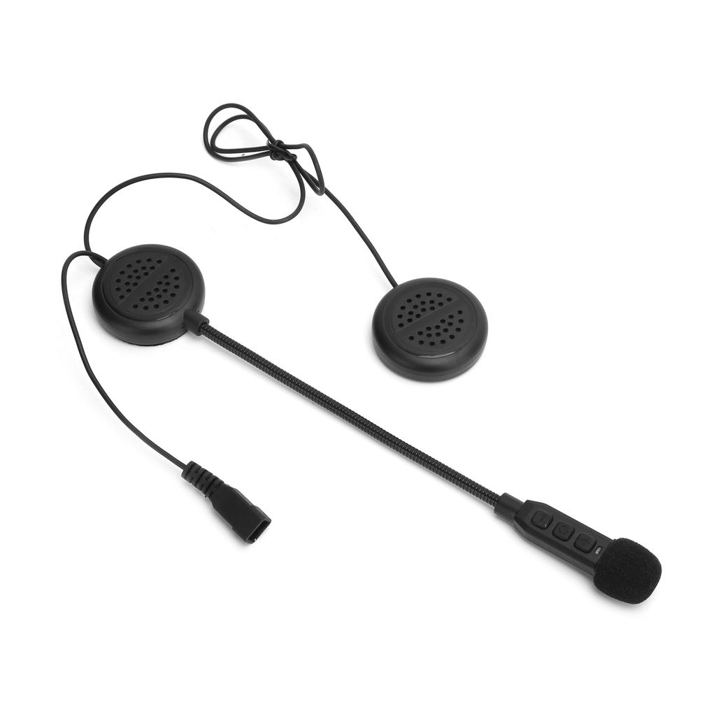 Водонепроницаемые наушники для мотоциклетного шлема с микрофоном, беспроводное Bluetooth-стерео шумоподавление