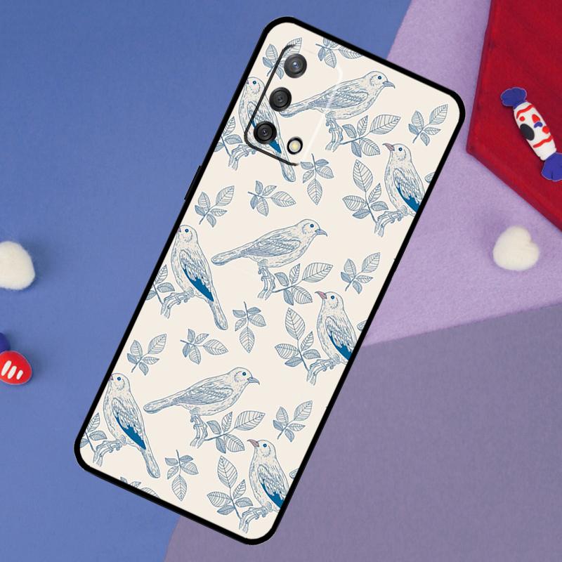 Чехол Birds Flock для OPPO A98 A78 A58 A18 A96 A76 A16 A15 A17 A77 A5 A9 A74 A94 A52 A72 A53S A54S A57S
