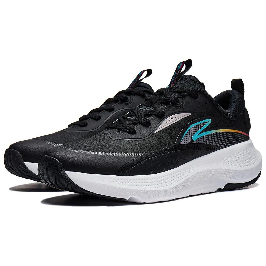 Li Ning Soft Element Trend Shock Absorbing Breathable Low Top Casual Shoes Men Sneaker Black AGLT179-1
