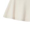 Goxo Metal Heart Flare Skirt Cream
