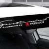 Car Front Windshield Stickers Front and Rear Decorative Decals Sticker For Peugeot 206 208 306 307 308 508 106 107 2008 3008 207
