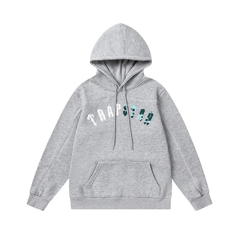 Mens Oversized Hooded Sweatshirt Jogger Set With Embroidered Letter Streetwear Casual Outfit